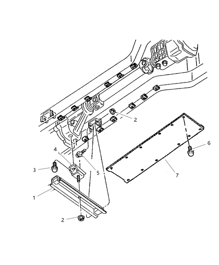 1998 Dodge Viper Transmission Mounting Diagram