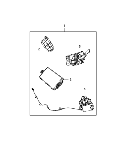 2012 Jeep Compass Remote-Complete Diagram for 82212574