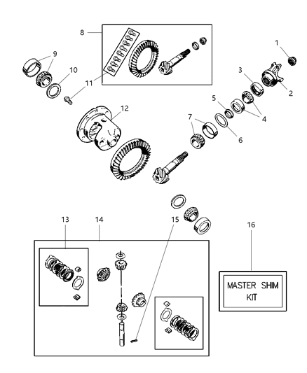 2001 Jeep Grand Cherokee Differential Diagram 1