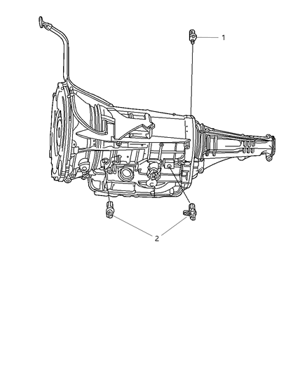 2017 Ram 2500 Sensors - Drivetrain Diagram