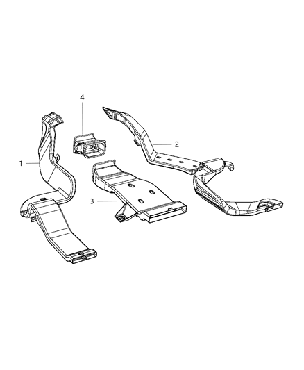 2012 Ram 2500 Ducts Rear Diagram