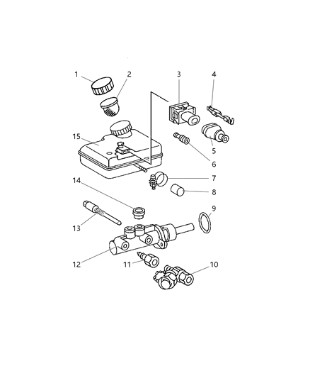 2002 Dodge Sprinter 2500 Cap Diagram for 5119387AA