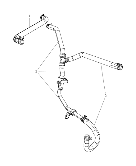 2010 Dodge Challenger Heater Plumbing Diagram 1