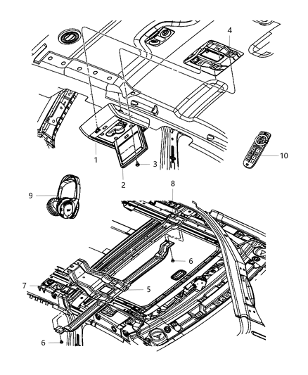 2017 Dodge Journey DVD & Video System Diagram