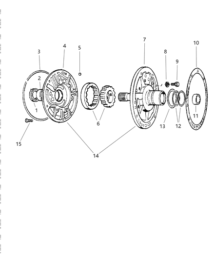 1998 Dodge Ram 1500 Oil Pump With Reaction Shaft Diagram