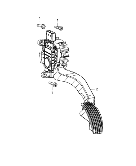 2015 Chrysler 200 Accelerator Pedal Diagram