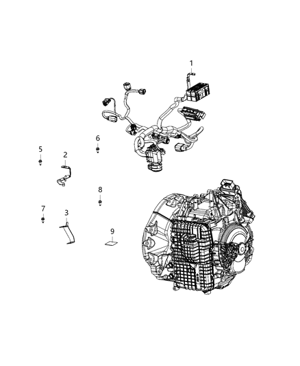 2020 Jeep Cherokee Wiring, Automatic Transmission Diagram 4