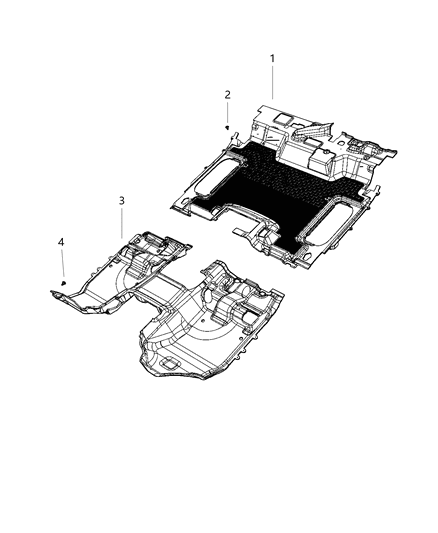 2021 Ram 1500 Carpet, Complete Diagram 3