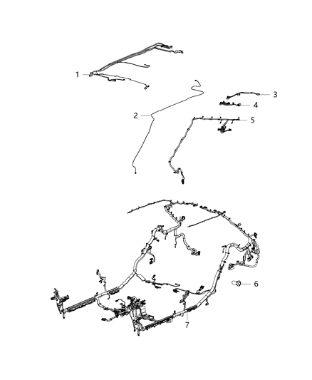 2014 Jeep Cherokee Wiring-Body Diagram for 68190527AD