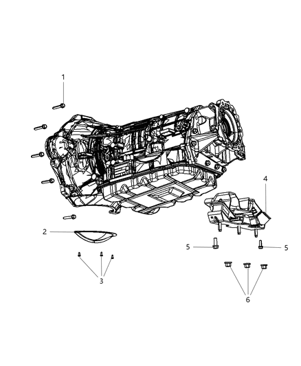 2007 Dodge Ram 3500 Transmission Mounting Diagram