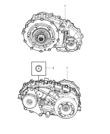 2007 Jeep Wrangler Transfer Case Assembly Diagram 6