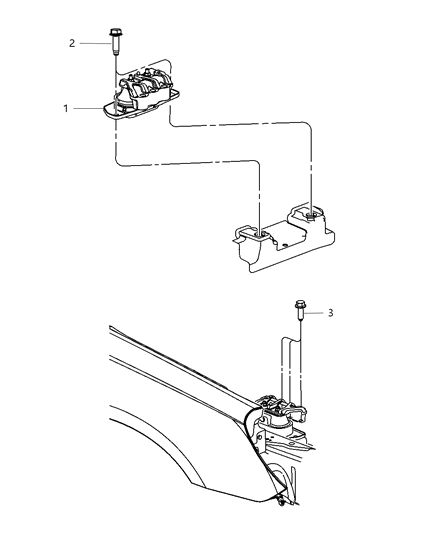 2008 Chrysler Sebring Engine Mounting Diagram 13