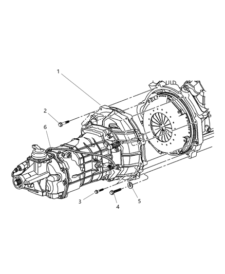 2003 Dodge Viper Transmission Assembly Diagram