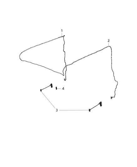 2014 Ram ProMaster 1500 Wiring-Sliding Door Left Diagram for 68169389AA