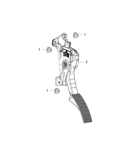 2019 Dodge Durango Accelerator Pedal Diagram