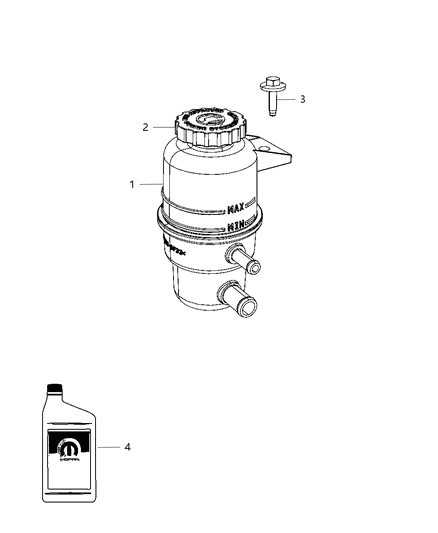 2012 Chrysler 200 Power Steering Reservoir Diagram