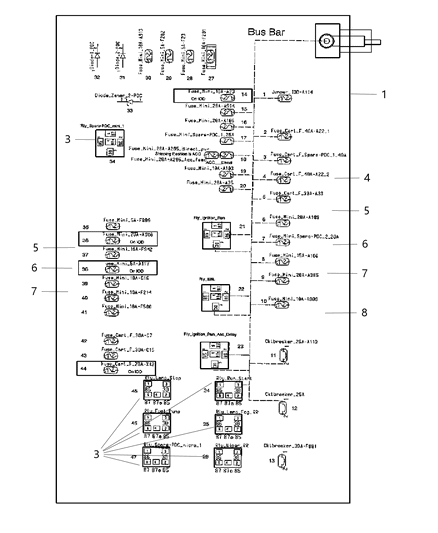 2012 Dodge Charger Power Distribution Center Diagram