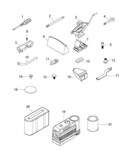 2017 Ram ProMaster City Hook-Tow Diagram for 68314655AA