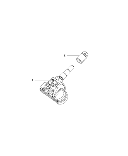 2020 Ram ProMaster City Tire Monitoring System Diagram