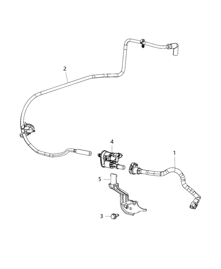 2020 Dodge Charger Emission Control Vacuum Harness Diagram 2