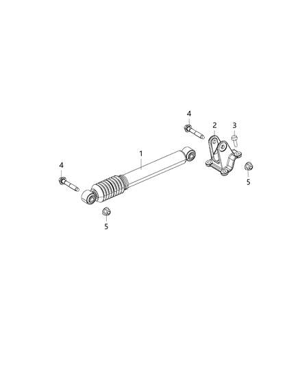 2020 Jeep Gladiator Power Hop Damper Diagram