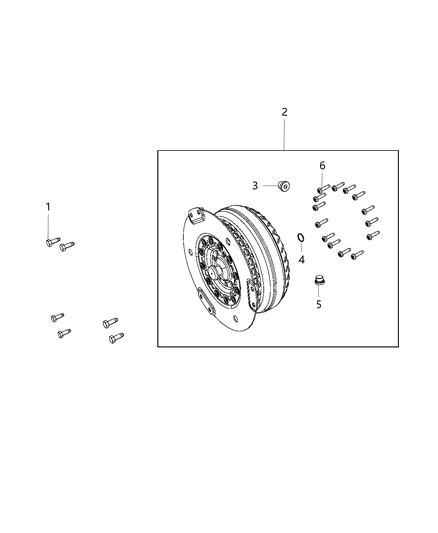 2019 Dodge Challenger Torque Converter Diagram 3