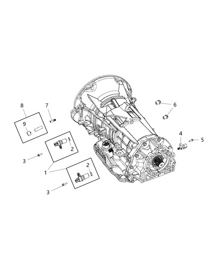 2016 Ram 3500 Sensors , Vents And Quick Connectors Diagram 1