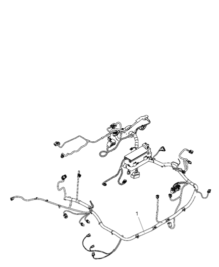 2010 Chrysler PT Cruiser Wiring-HEADLAMP To Dash Diagram for 68037155AA