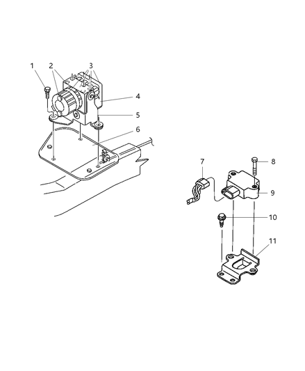 2001 Jeep Wrangler Hydraulic Control Unit Diagram