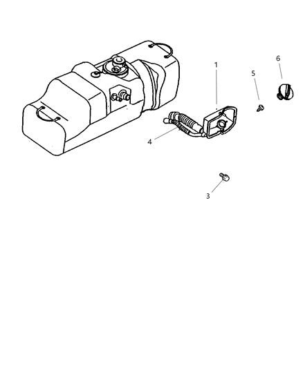 2002 Dodge Durango Fuel Filler Tube Diagram