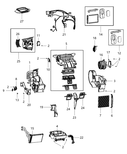 2015 Dodge Dart Heater Unit Diagram