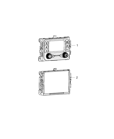 2019 Ram 1500 Radio-Multi Media Diagram for 68340153AH