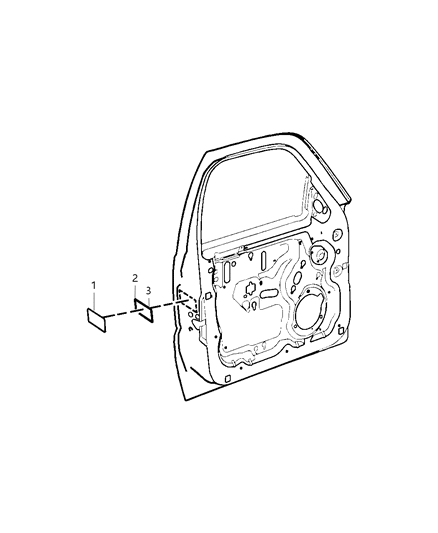 2010 Jeep Wrangler Front Door Diagram