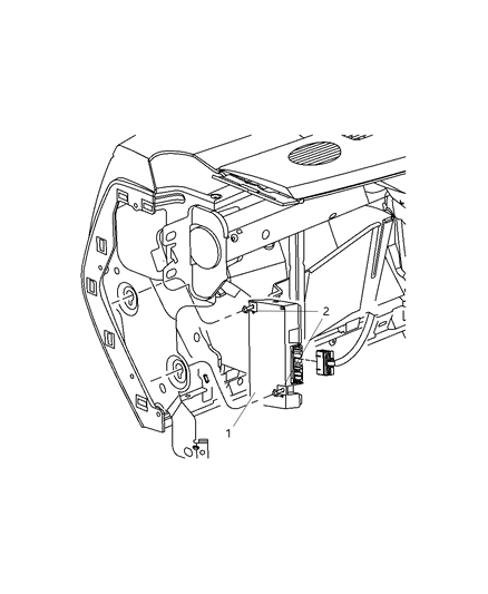 2008 Dodge Dakota Telecommunication System Diagram