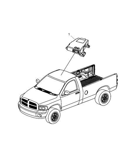 2013 Ram 3500 Modules Overhead Diagram