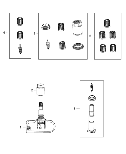 2014 Dodge Viper Tire Monitoring System Diagram