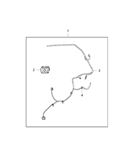 2016 Jeep Cherokee Camera Diagram for 68256607AA