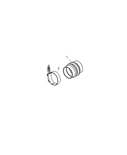 2007 Dodge Ram 2500 Hose Diagram for 55056563AB