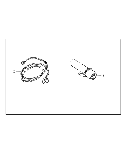 2012 Chrysler 200 Heater Kit - Engine Block Diagram