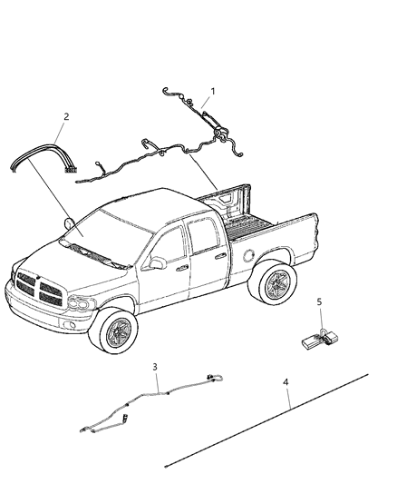 2014 Ram 3500 Wiring-Jumper Diagram for 68222865AB