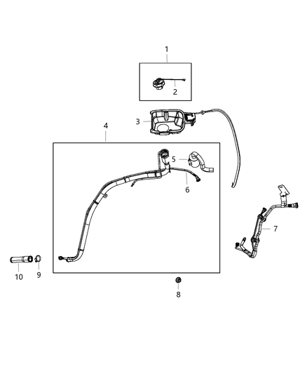 2011 Dodge Durango Fuel Tank Filler Tube Diagram