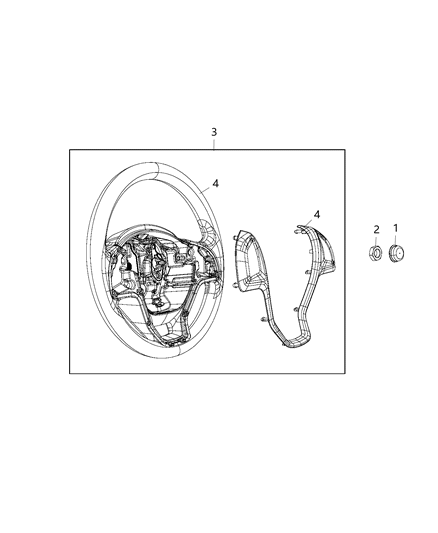 2020 Ram ProMaster City Steering Wheel Diagram