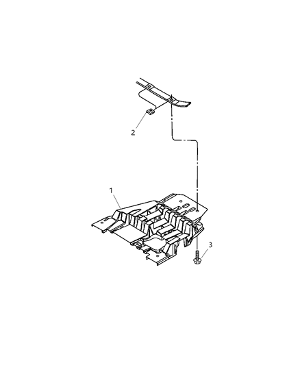 2005 Dodge Dakota Skid Plate Diagram 2