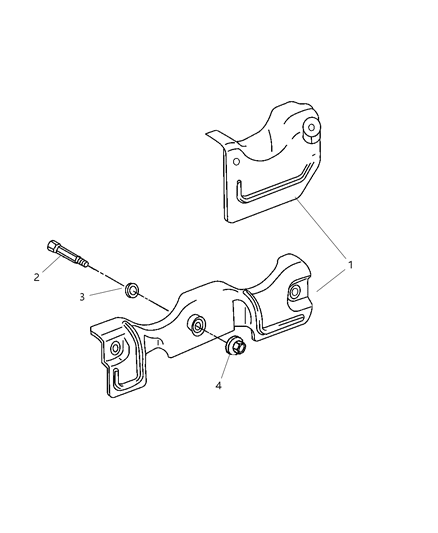 2003 Dodge Durango Manifold - Heat Shields Diagram