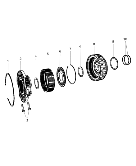 2012 Ram 5500 Gear-Planetary NO. 1 Diagram for 68085961AA