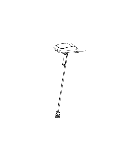 2013 Ram C/V Antenna, Satellite Radio System Diagram