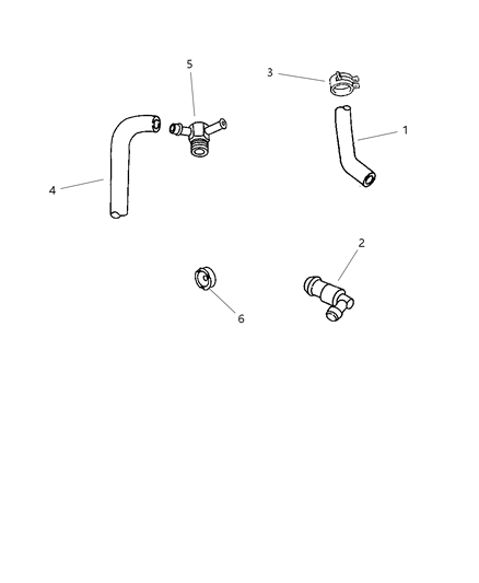 1998 Chrysler Cirrus Crankcase Ventilation Diagram 2