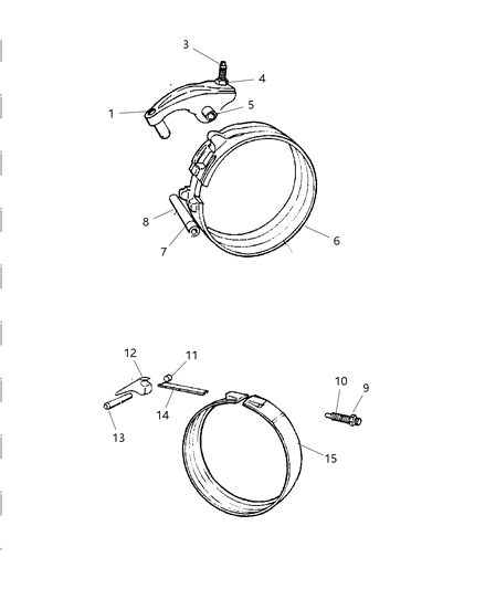 2001 Dodge Ram Van Bands Diagram 1