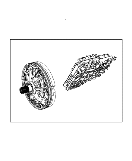 2009 Dodge Ram 3500 Valve Body & Related Parts Diagram 2