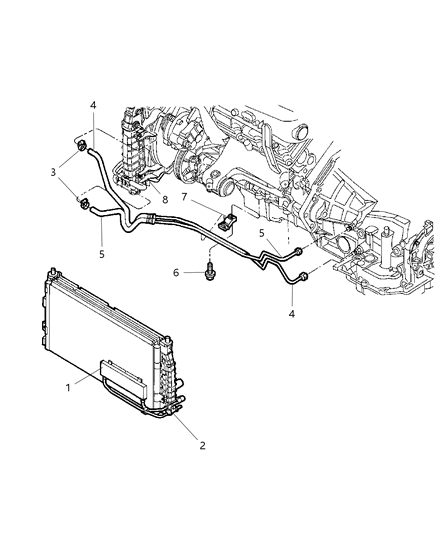 2004 Dodge Intrepid Transmission Oil Cooler Diagram